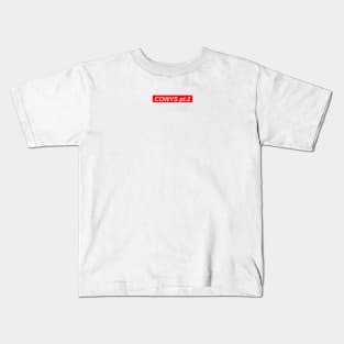 COWYS pt.2 // Red Box Logo Kids T-Shirt